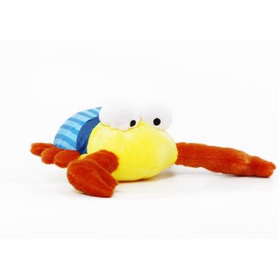 China Viable New Design Pet Toys Dog Chew Interactive Plush Toy Crab Plush Pet Toy for sale