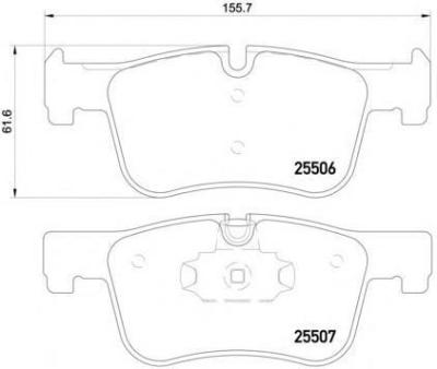 Cina 34116850568 BMW Pad di freno facile da installare Sistema di freno automatico in vendita