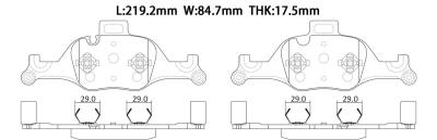 中国 34106888482 BMW ブレーキパッド 販売のため