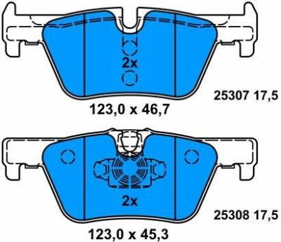 Cina 34216850569 Sostituzione della pastiglia del freno per auto per BMW 1 F20 e 2 Coupé F22 in vendita