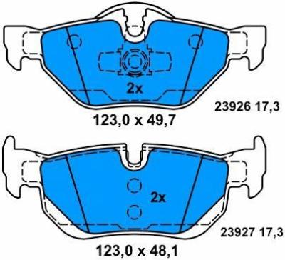 Китай Высокая прочность 34216767150 BMW тормозные части для BMW X1 E84 и 3 Touring E91 продается