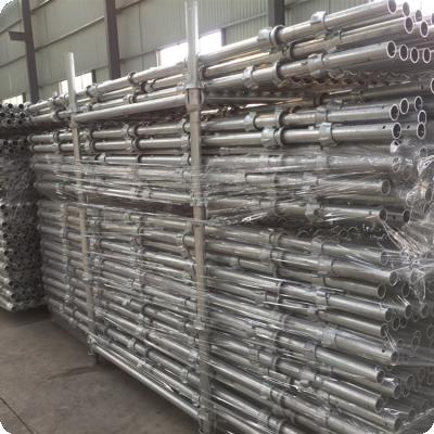 China Outdoor Material Hot Dipped Galvanized Vertical High And Building Construction Performance Q345 Cuplock Scaffolding System Standard Ledger For Construction for sale