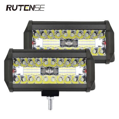 China Easy Installation RUTENSE LED Strip Spotlight 120W Combination Beam Work Light For Driving Off-Road Vehicle Tractor Truck for sale