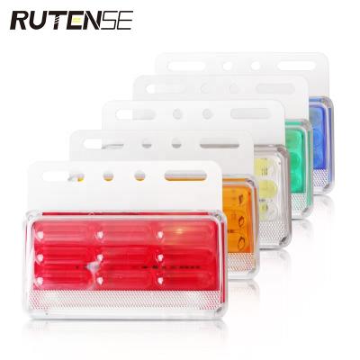 China RUTENSE 24v truck warning light truck side maker warning light turning rear led auto flshing lights for sale