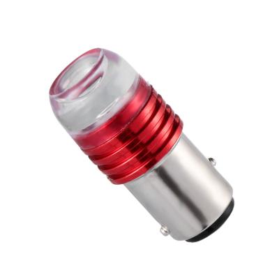 China RUTENSE Auto Led To Signal 1157 Flash Brake Light Bulbs 1156 7743 Light Red Car Led Rear Turning Lights Universal for sale