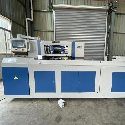 China Printing Shops Fully Automatic Three Knife Trimmer Booklet Binding Paper Cutting Machine for sale