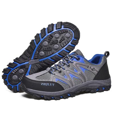 China Anti-skid Durable Outdoor Breathable Spring Shoes Cheap Mens Outdoor Sneakers Hiking Shoes for sale