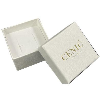 China Customized  White Paper Ring Box for sale