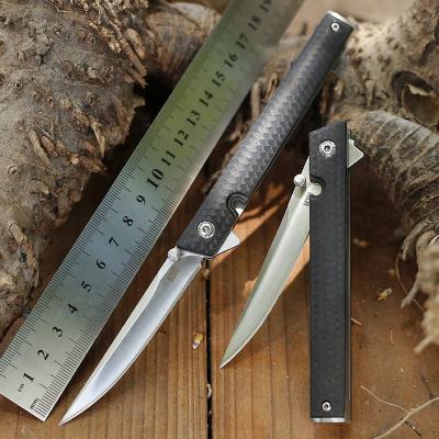 China Inch M390 Button Pocket Blade With Removable Mini High Hardness Folding Knife Portable Rescue Folder Camping Knife Outdoor Hunting Knife for sale