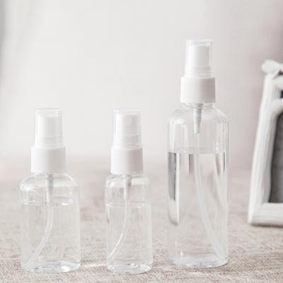 China Personal Care Spray Bottles 30ml/50ml/100ml Clear Plastic Mini Refillable Container Empty Cosmetic Containers for sale