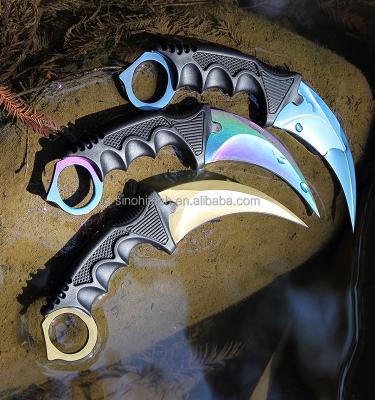 China Hunting Knife Web CS GO Karambit , Claw Karambit Knife , Surface High Hardness Karambit for sale