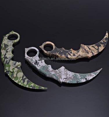 China Hunting knife camouflage Karambit 2,outdoor tactics csgo knife,high quality military knife for savage for sale