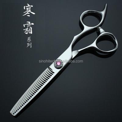 China 440C Cryogenic Thinning Scissors, Professional Hairdresser 30 Teeth Scissors Treatment Antlers Teeth Scissors for sale