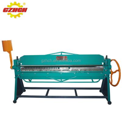 China Widely Used Manual 16 Gauge Rectangular TDF Flange Conduit Folding Bending Bending Machine, Steel Sheet Bender Machine With Good Price for sale