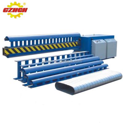 China Construction worksÂ   Spiral Hose Ovalizer , Oval HCH Conduit Forming Machine for sale