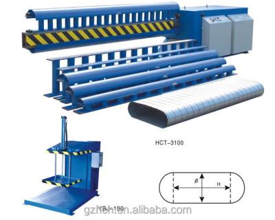 China Construction worksÂ   Oval Tube Forming Machine, Oval Duct Forming Machine, Spiral Pipe Ovalizer for sale