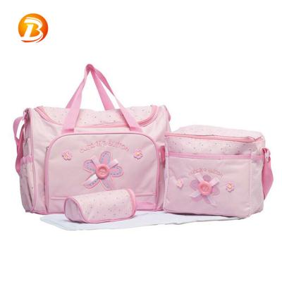 China Multifunctional durable wholesale waterproof large capacity shoulder diaper bag for outdoor for sale