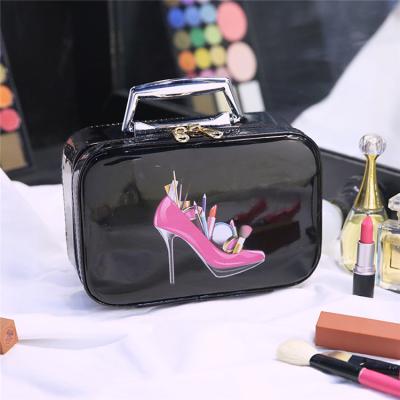 China Wholesale Custom Waterproof/Recyclable/Reusable/Durable Makeup Organizer Pouch Luxury Cosmetic Bag For Travel for sale