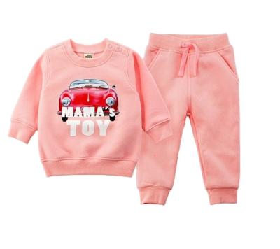 China Antibacterial Clothes Children's Baby Boutique 2pcs Clothing Sets Sweatshirt With Pant for sale