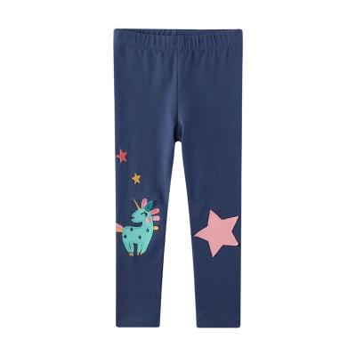 China Children Breathable Legging Gray New Fashion Designs Wholesale Kids Horse Legging Pants Comfortable Legging For Babies for sale