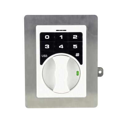 China KERONG Digital Cabinet Electronic Smart Latch Embedded Password Number Keypad Locker Lock 141*45*15mm for sale