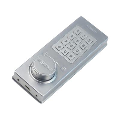 China ABS Material+Zinc Alloy Keyless Combination Mechanical Password Keypad Digital Push Button KERONG Cabinet Lock With Handle For Steel Office Furniture for sale