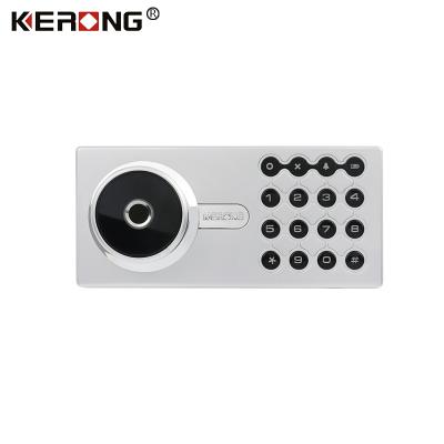 China Luxurious ABS+Aluminum Alloy KERONG Security Digital Thumbprint Fingerprint Electronic Scanner Entry Cabinet Biometric Lock For Home Storage Locker for sale