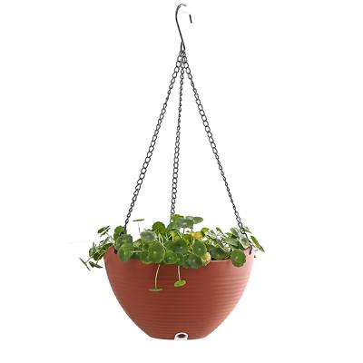 China Good Price Flower Pot Pastoral Plastic Plant Wall Window Hanging Planter Pots for sale