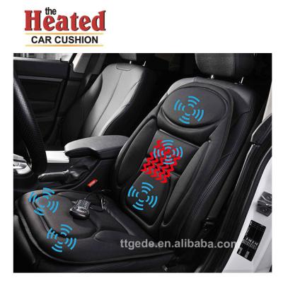 China GEDE eco-friendly fashional vibrating heated massage car cushion for sale