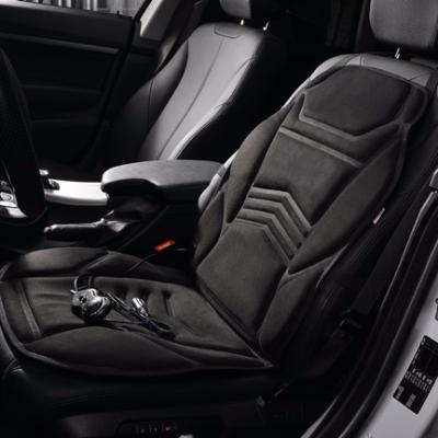 China 12v Polyester Customized Design Heated Car Cushion Winter Car Seat Cover for sale