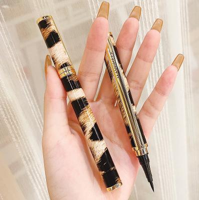 China Maycheer Leopard Color Pencil Waterproof Eyeliner Pen Waterproof Long Lasting Black Eyeliner for sale