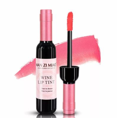 China Waterproof Korean Red Wine Style Lip Tint For Women Makeup Liquid Lipstick Lip Gloss Lipstick Cosmetic for sale