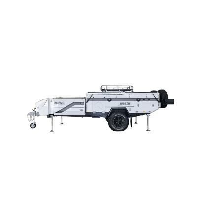 China Travel New RUIWEI 9ft High Quality Custom Made Camping Trailer Truck Caravans Expedition Tent Trailer for sale