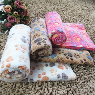 China Viable Polyester Porcelain Wares Pet Promotional Blanket Coral Fleece Dog Blanket for sale