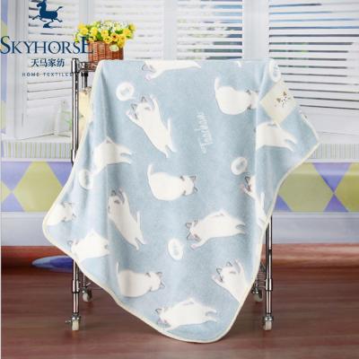 China Anti-pilling High Quality Professional Manufacturing Plain Baby Blanket for sale