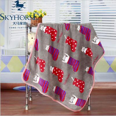 China New Product Custom Anti-pilling Polyester Soft Fleece Baby Blanket for sale