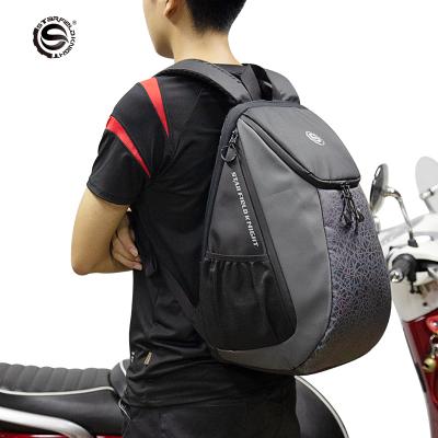 China 2021 Water Resistance SFK Motorcycle Helmet Bag Travel Backpack Large Capacity Night Reflection Saft Riding Outdoor Recycling Bag for sale