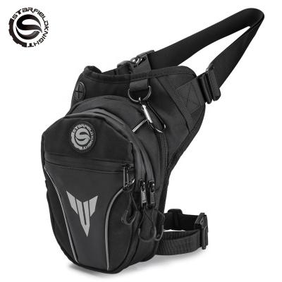 China Motorcycle Bicycle SFK Black Waterproof Motorcycle Adjustable Sports Bag Motorcycle Bicycle Riding Leg Bag Chest Bag Two In One Fanny Bag Unisex for sale