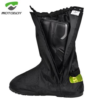 China Motoboy Waterproof Motorcycle Riding Gear Waterproof Rainproof Block Wear-Resistant Men's High Thickened Shoe Cover High for sale