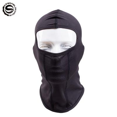 China Black Motorcycle SFK Breathale Mask Elastic Windproof Motorcycle Windproof Summer Protect Inner Riding Face Mask/Cycling Full Ear Helmet for sale