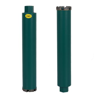 China Concrete/Concrete/Hard Reinforced Concrete Diamond Core Drill Bits Best Price Dry Bits With Arix Segments For And Reinforced Drilling Professional Concrete Wall for sale