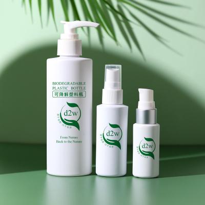 China Idealpak D2W Cosmetic Eco Friendly Recyclable Biodegradable Medicine Dropper Bottles Plastic PET Bottle Manufacturers for sale