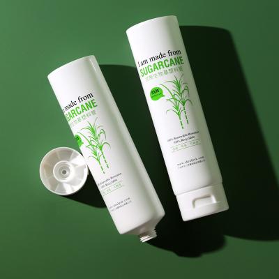 China Wholesale Price Idealpak Plastic Squeeze Biodegradable Cosmetic Container Sugar Cane Plastic Tubes For Hand Cream for sale