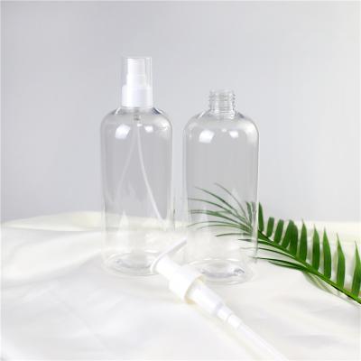 China Idealpak Container Cosmetic Trigger Empty Spray Bottle Clear Plastic 500ml Bottles for sale