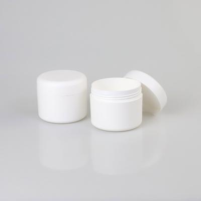 China Idealpak Cosmetic Custom Skin Care Cream 30g 50g 100g 200g 250g PP Double Wall Jars 150ml Plastic Jar For Cosmetic Packaging for sale