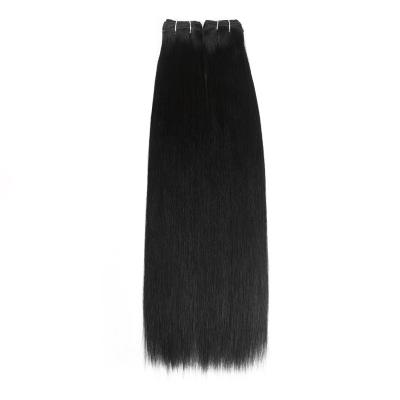 China Silky Straight 100% Factory Direct Unprocessed Double Wave Virgin Human Hair Cuticle Aligned Natural Hair Weft for sale