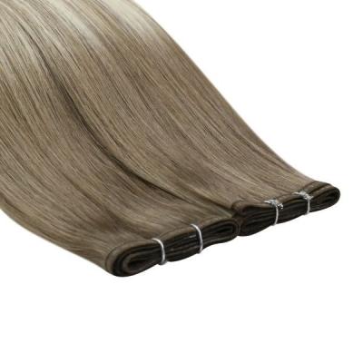 China Cuticle Aligned Pulled Long Lasting Tangle Free Hair Thick End High Grade Double Duration Most Popular Hot Selling Black/Russian Brown/Blonde Top Quality Color 100% for sale