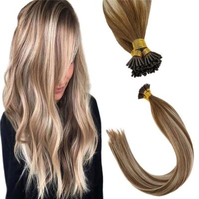 China Tangle Free Cuticle Aligned Hair Pre Bonded Flat Hair Extensions I Tip/U Tip/Nano Tip Hair Extension for sale