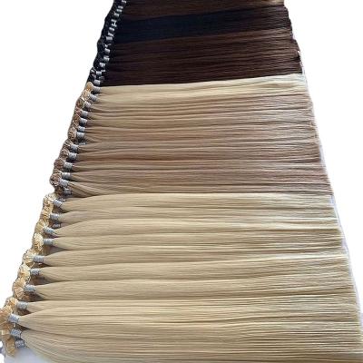 China Wholesale Russian Cuticle Aligned Human Hair Extensions Tangle Free 100% Virgin Hair Vendor Keratin Stick Prebonded Hair Extensions for sale