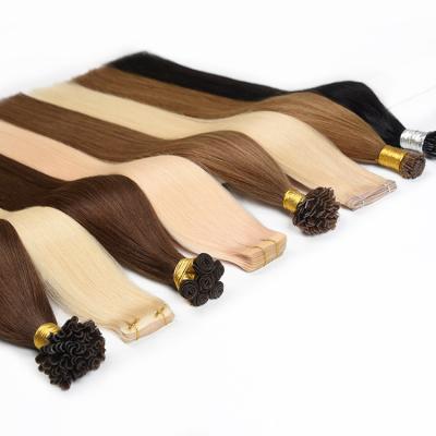 China Kinky Curl Wholesale Hot Sale Super Double Drawn Hair Vietnamese Hair Keratin u Tip Extensions, Remy Drawn u Tip Flat Tip Hair Extensions for sale